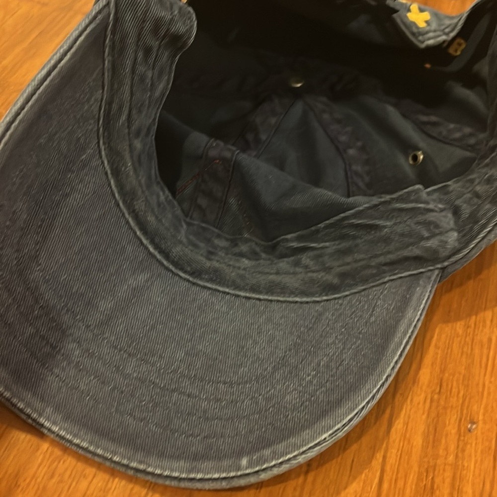 Polo Ralph Lauren Ski Patrol Club Hat Cap One Size Vintage blue Strap Back - Picture 12 of 16